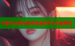 半糖次元黄化高风险监测平台功能揭秘