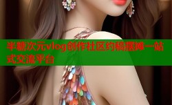 半糖次元vlog创作社区约稿摆摊一站式交流平台