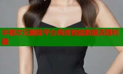 半糖次元删除平台高效智能数据清理利器