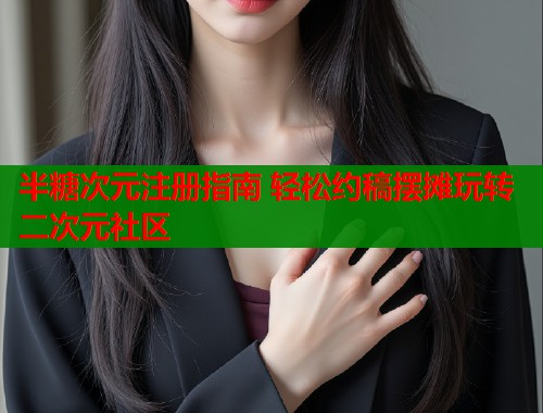 半糖次元注册指南 轻松约稿摆摊玩转二次元社区 第1张 半糖次元注册指南 轻松约稿摆摊玩转二次元社区 第1张